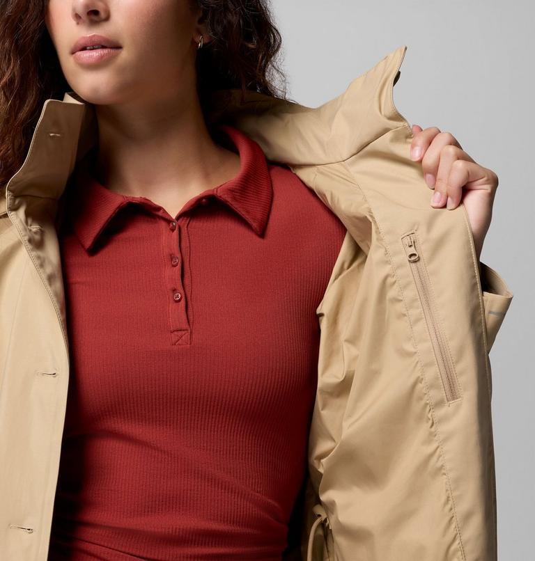 Women's AmazeTrench Waterproof Jacket, Color: Beach, image 6