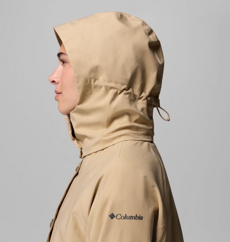 Women's AmazeTrench Waterproof Jacket, Color: Beach, image 8