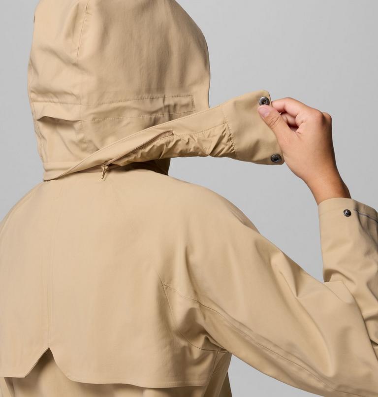 Women's AmazeTrench Waterproof Jacket, Color: Beach, image 10