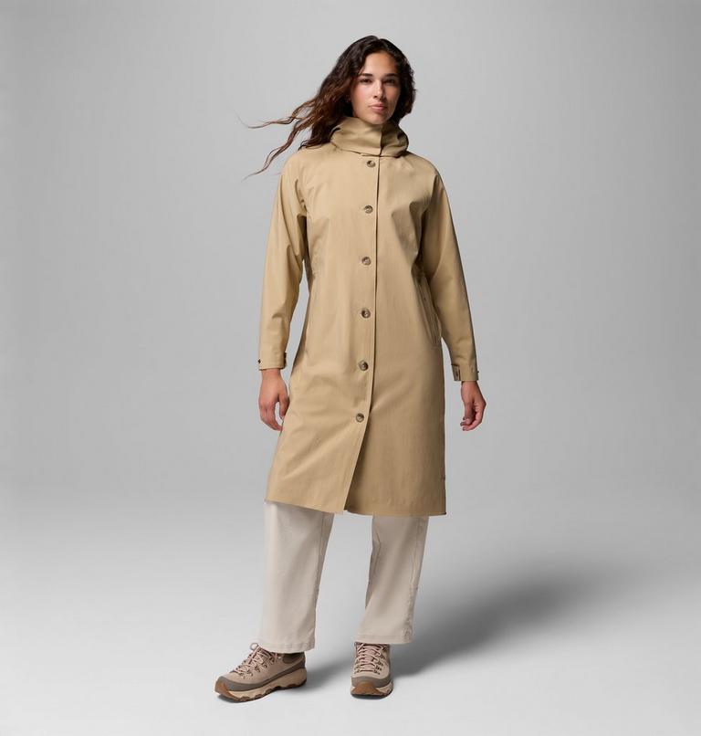 Women's AmazeTrench Waterproof Jacket, Color: Beach, image 2