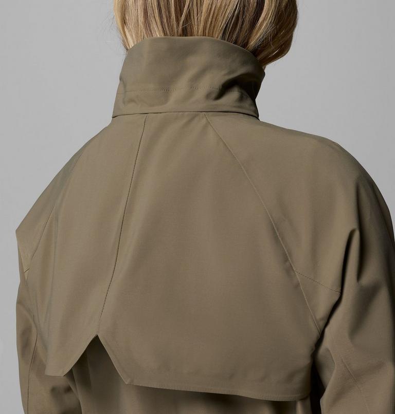 Women's AmazeTrench Waterproof Jacket, Color: Stone Green, image 11
