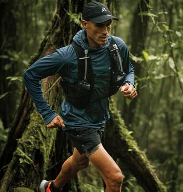 Unisex Speed Trail Running Vest, Color: Black, image 2