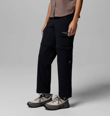 Women's Silver Ridge Elite Convertible Hiking Trousers, Color: Black, image 8