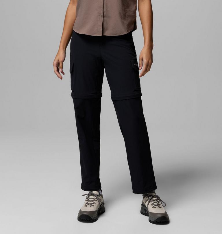 Women's Silver Ridge Elite Convertible Hiking Trousers, Color: Black, image 1