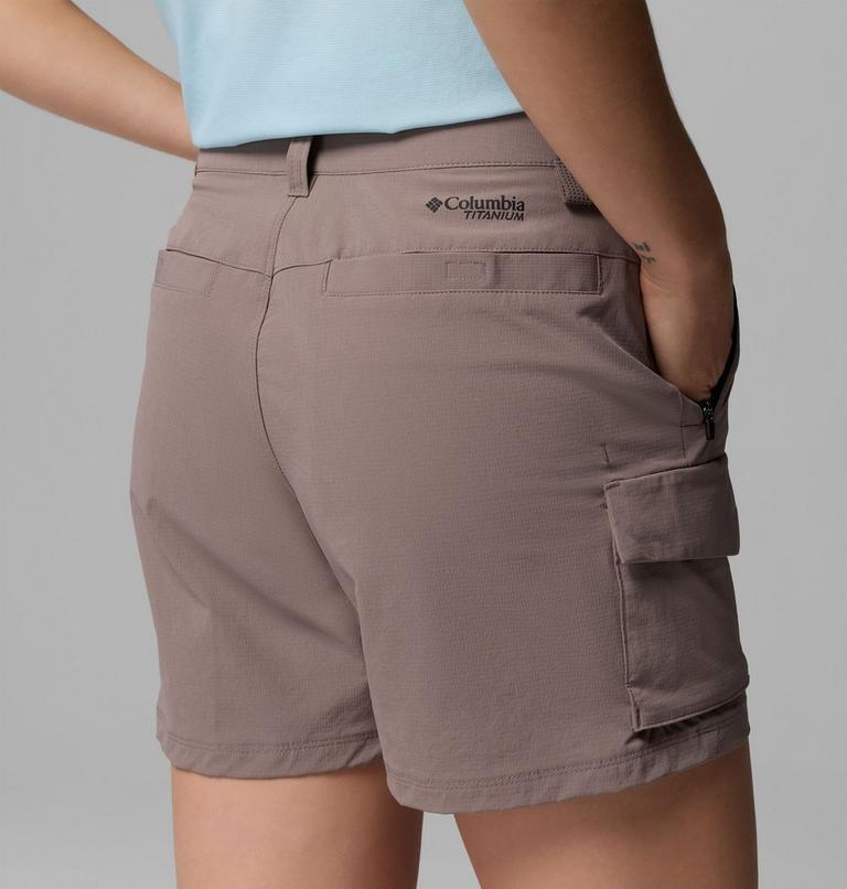 Women's Silver Ridge Elite Hiking Shorts, Color: Iron, image 7