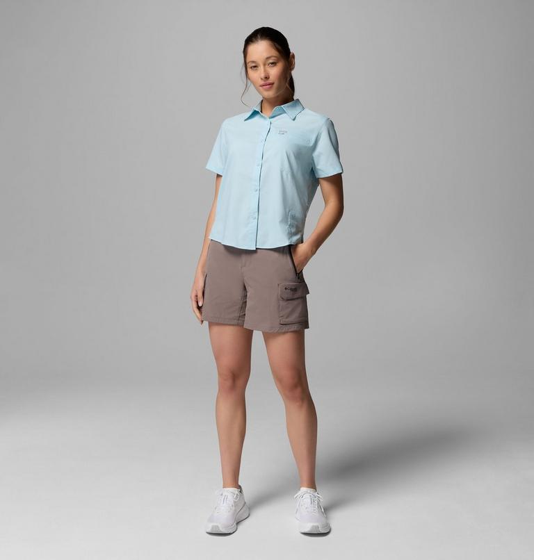 Women's Silver Ridge Elite Hiking Shorts, Color: Iron, image 2