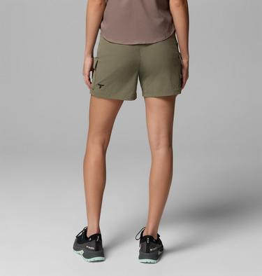 Women's Silver Ridge Elite Hiking Shorts, Color: Stone Green, image 3