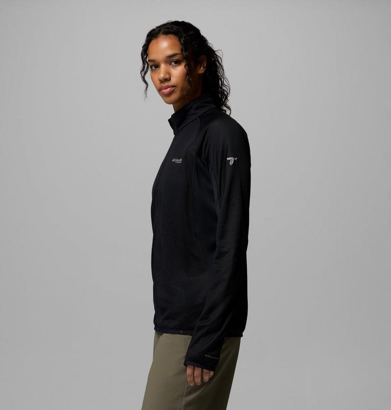 Women's Summit Step Full Zip Technical Fleece, Color: Black, image 4