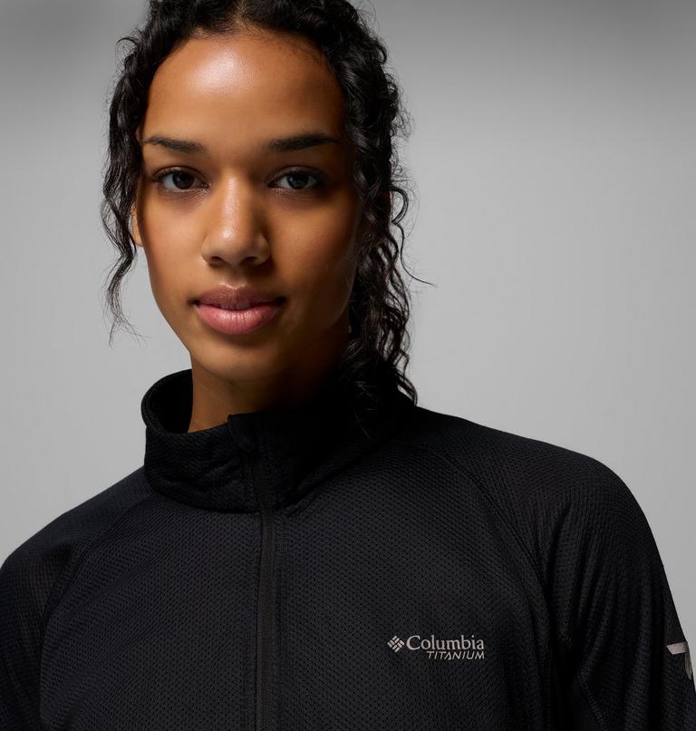 Women's Summit Step Full Zip Technical Fleece, Color: Black, image 6
