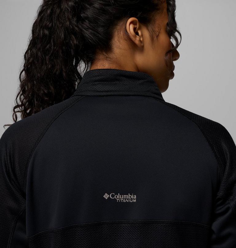 Women's Summit Step Full Zip Technical Fleece, Color: Black, image 7