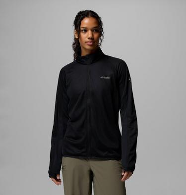 Women's Summit Step Full Zip Technical Fleece, Color: Black, image 3