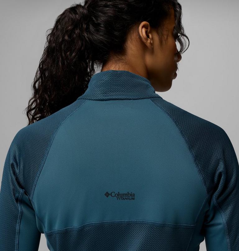 Women's Summit Step Full Zip Technical Fleece, Color: Everblue, image 7