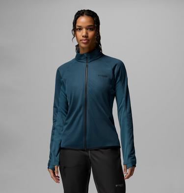 Women's Summit Step Full Zip Technical Fleece, Color: Everblue, image 5