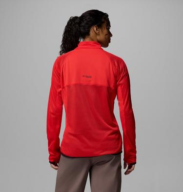 Polaire Technique Enti&egrave;rement Zipp&eacute;e Summit Step Femme, Color: Poppy Red, image 3