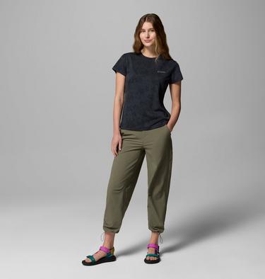 T-shirt Technique Bluebird Canyon II Femme, Color: Black, Florage Jacquard, image 10
