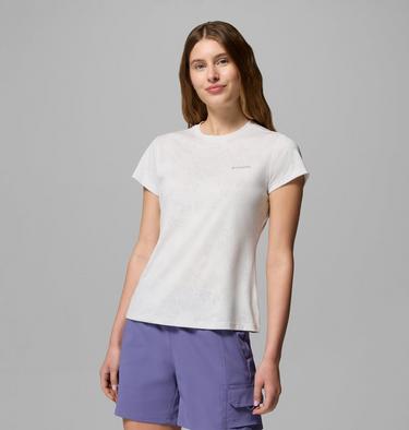 T-shirt Technique Bluebird Canyon II Femme, Color: White, Florage Jacquard, image 13