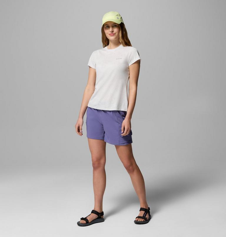 T-shirt Technique Bluebird Canyon II Femme, Color: White, Florage Jacquard, image 2