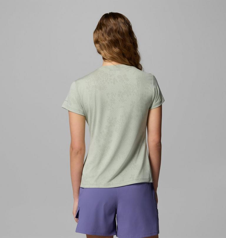 T-shirt Technique Bluebird Canyon II Femme, Color: Safari, Florage Jacquard, image 3