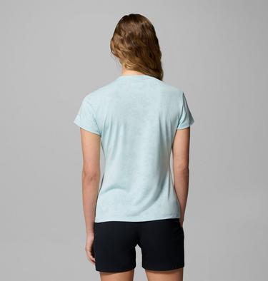 T-shirt Technique Bluebird Canyon II Femme, Color: Marine Light, Florage Jacquard, image 7