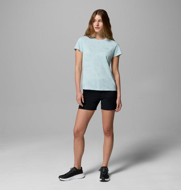 T-shirt Technique Bluebird Canyon II Femme, Color: Marine Light, Florage Jacquard, image 2