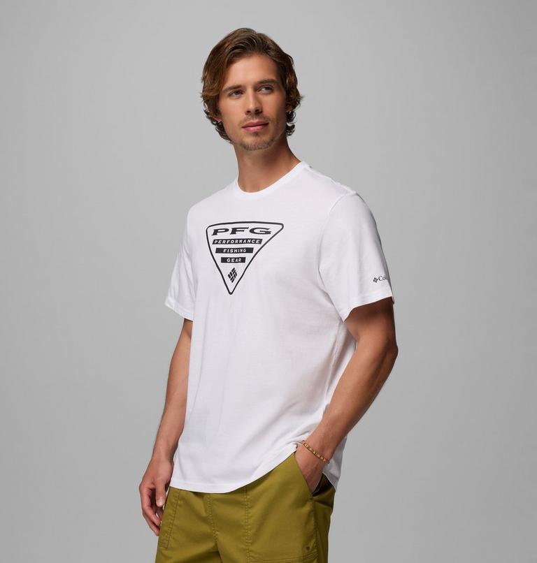 Camiseta con estampado PFG Shield para hombre, Color: White, image 4