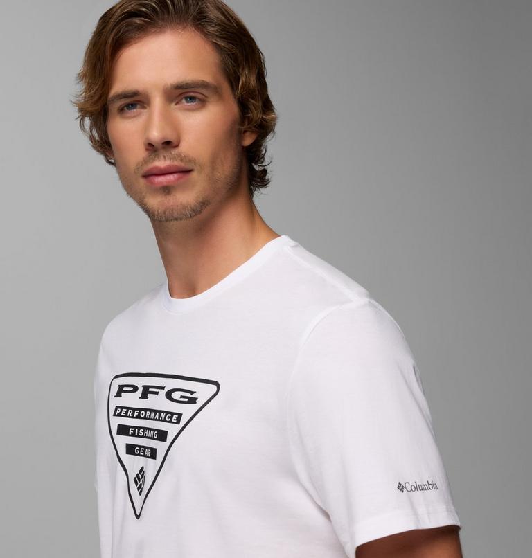 Camiseta con estampado PFG Shield para hombre, Color: White, image 5