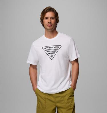 Camiseta con estampado PFG Shield para hombre, Color: White, image 1