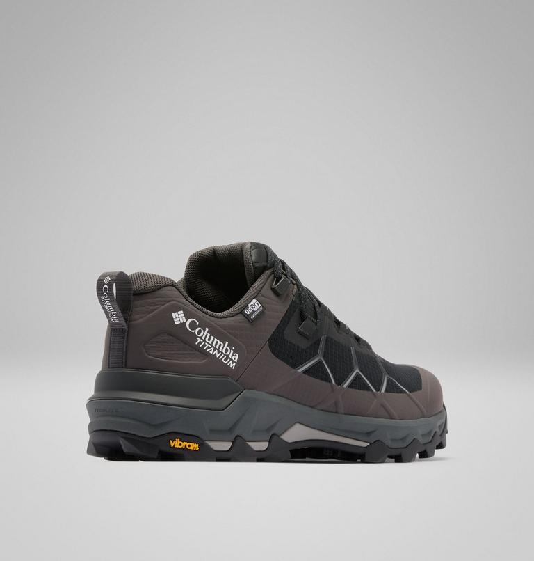 Men's Peakfreak Titanium OutDry Hiking Shoes, Color: Black, Ti Titanium, image 9