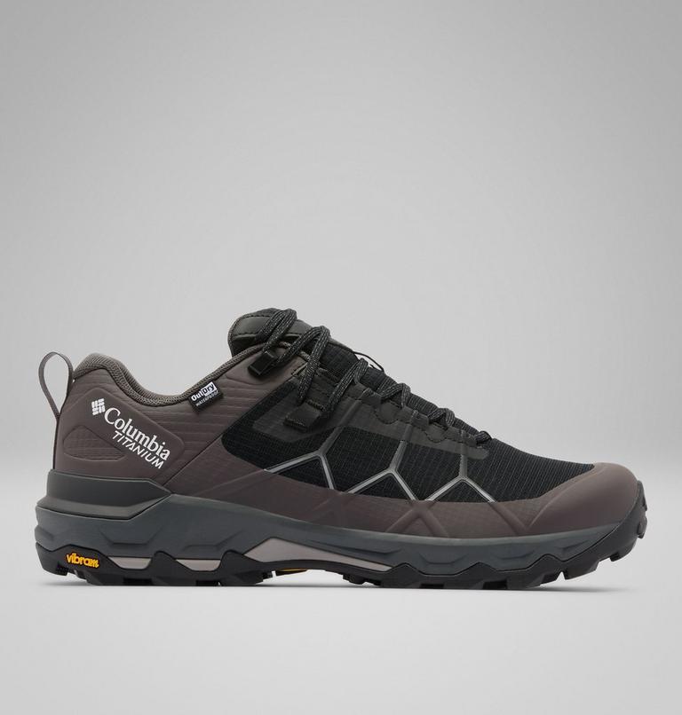 Men's Peakfreak Titanium OutDry Hiking Shoes, Color: Black, Ti Titanium, image 1