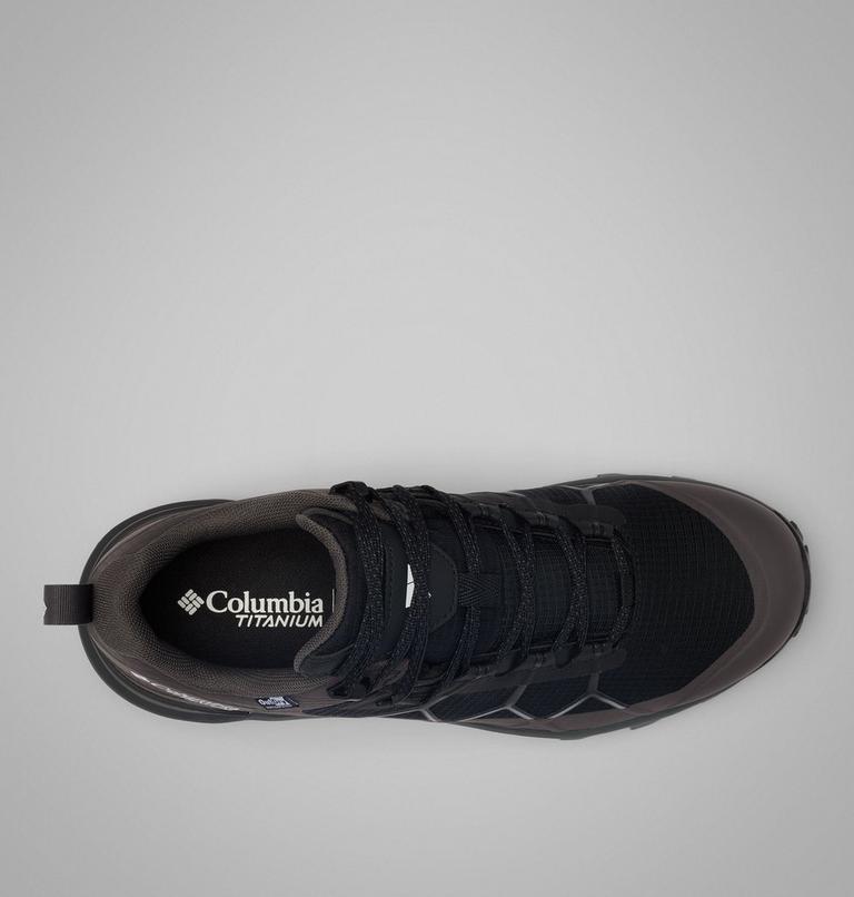 Men's Peakfreak Titanium OutDry Hiking Shoes, Color: Black, Ti Titanium, image 4