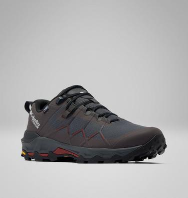 Men's Peakfreak Titanium OutDry Hiking Shoes, Color: Dark Grey, Red Oxide, image 11