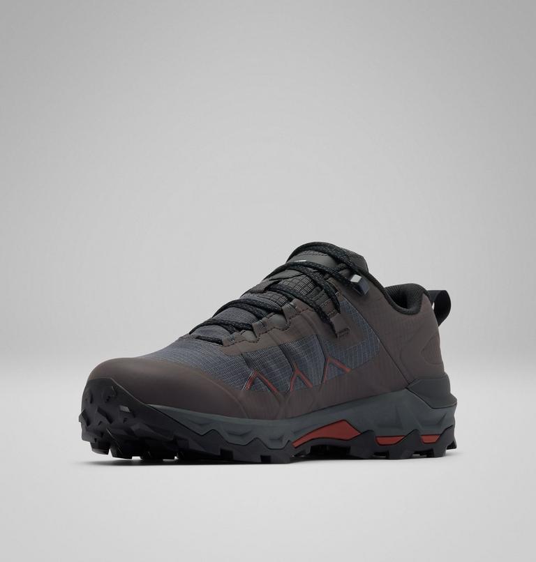Men's Peakfreak Titanium OutDry Hiking Shoes, Color: Dark Grey, Red Oxide, image 7