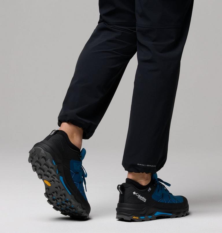 Men's Peakfreak Titanium OutDry Hiking Shoes, Color: Phoenix Blue, Compass Blue, image 10