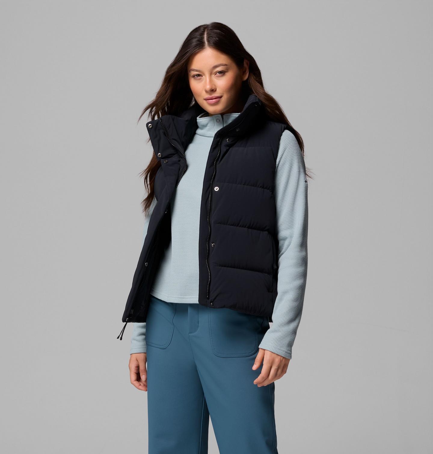 Женский жилет Columbia Amaze Puff Vest, цвет: Чёрный — фото 1