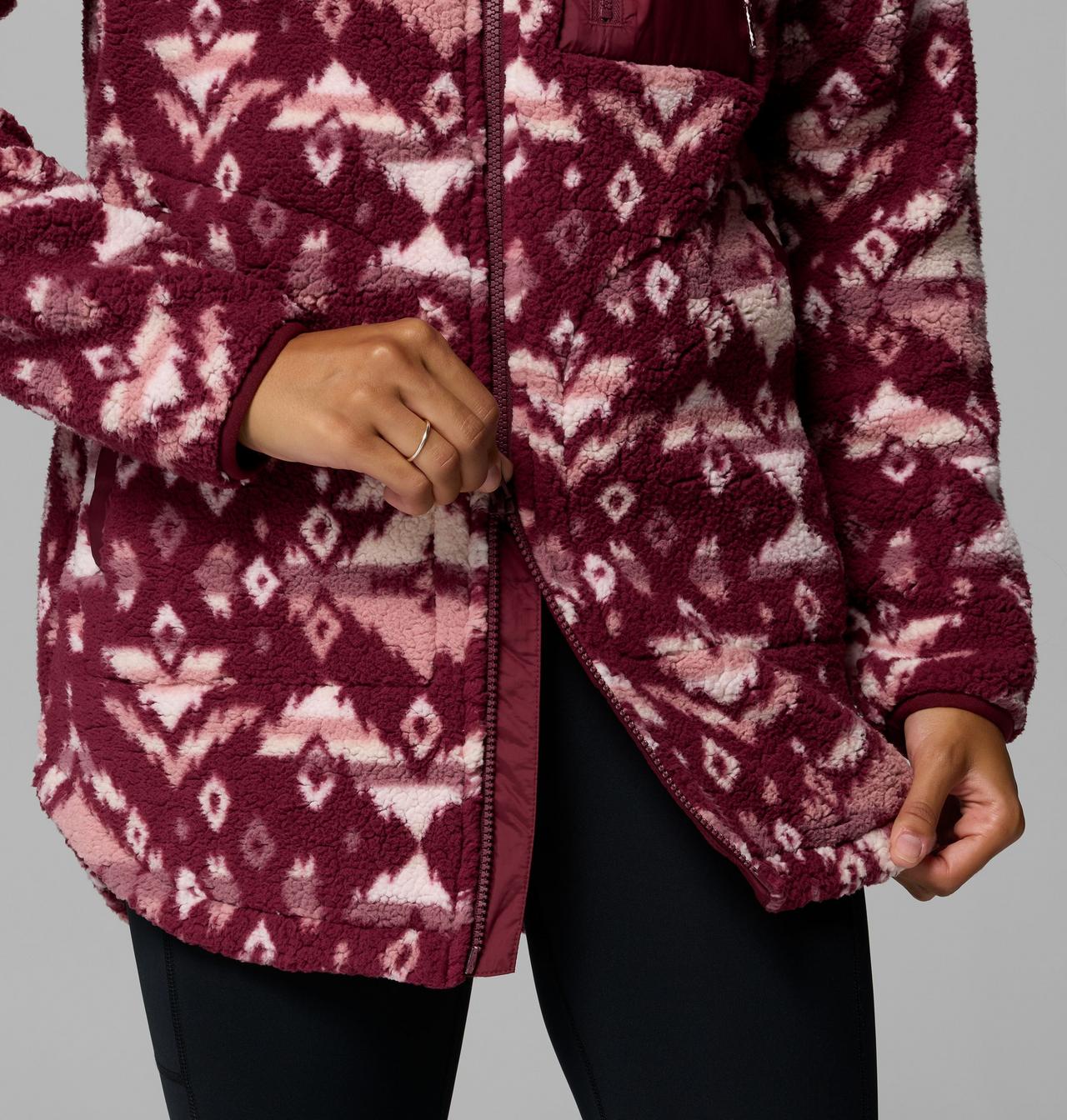 Women's Winter Warmth™ Printed Full Zip Hoodie | 624 | XXL 7