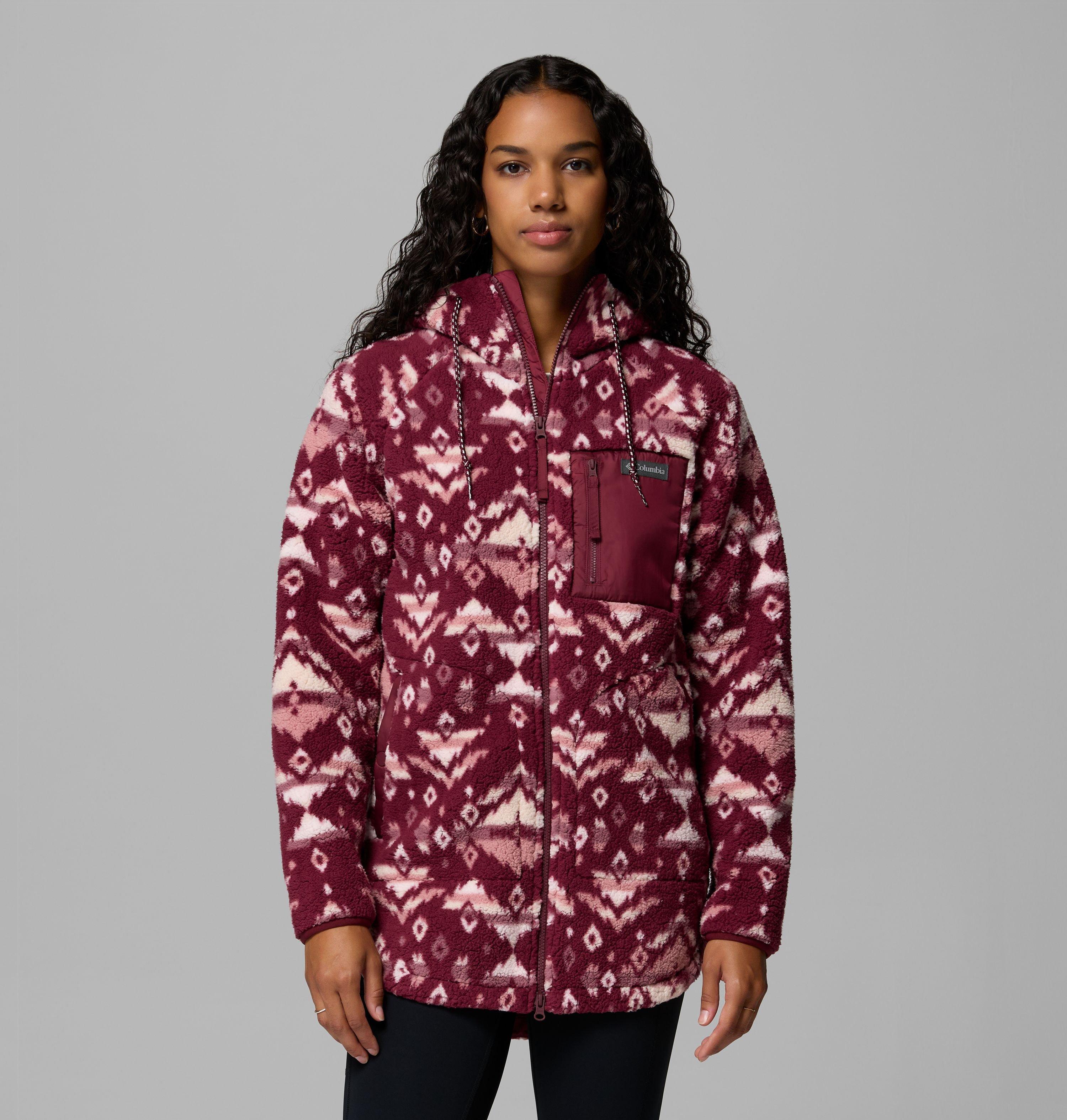 Columbia Women's Winter Warmth Printed Full Zip Hoodie-