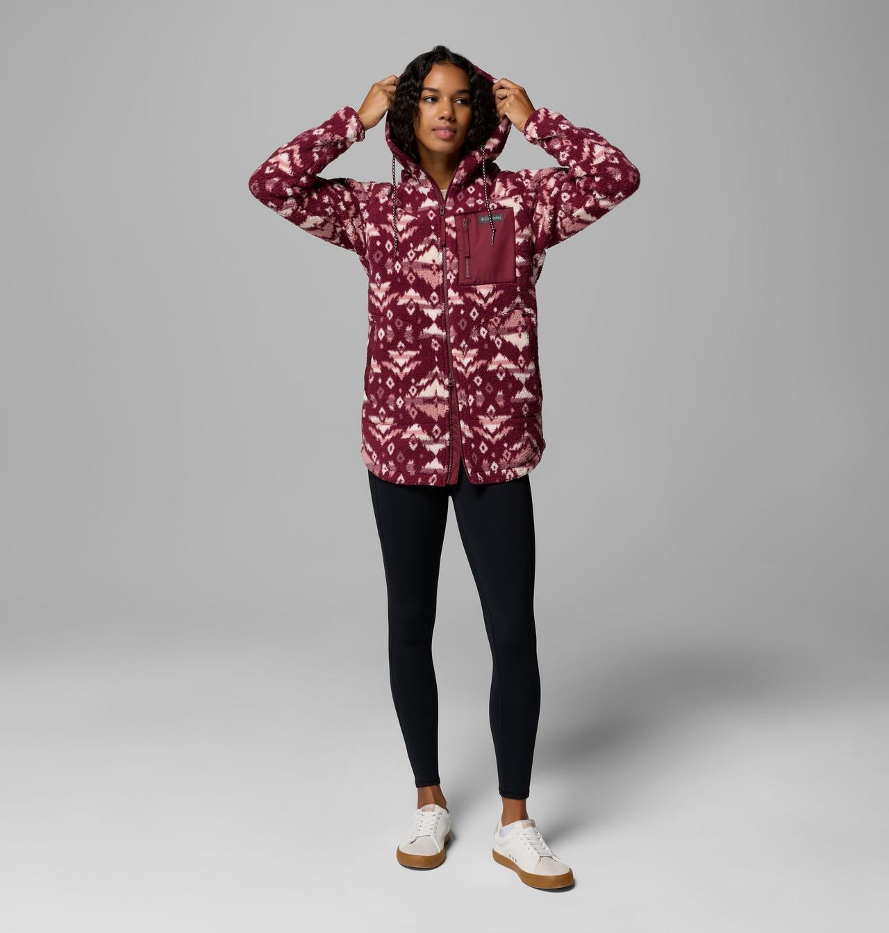 Women's Winter Warmth™ Printed Full Zip Hoodie | 624 | XXL 2