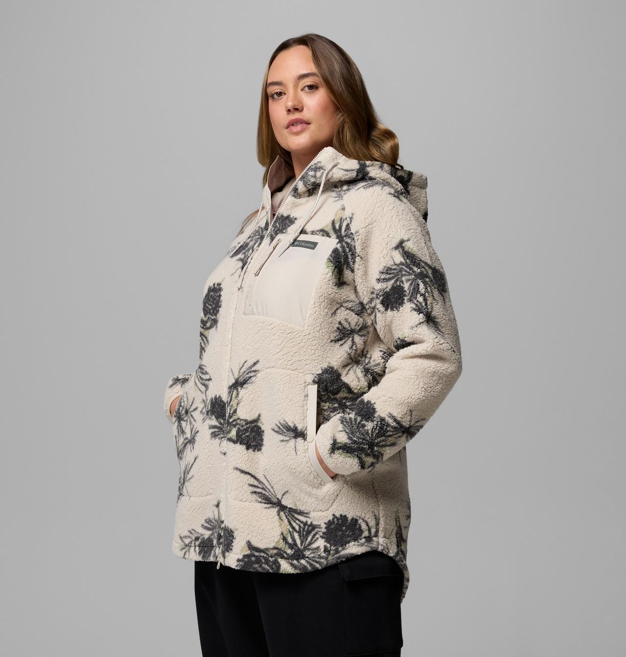 Women's Winter Warmth™ Printed Full Zip Hoodie - Plus Size 4
