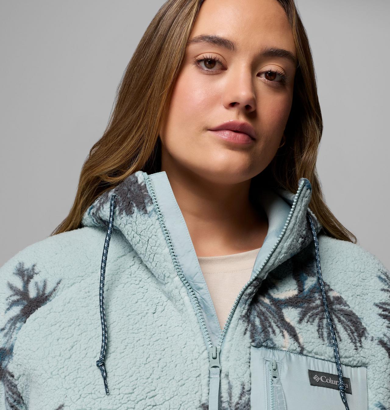 Women's Winter Warmth™ Printed Full Zip Hoodie - Plus Size | 461 | 3X 6