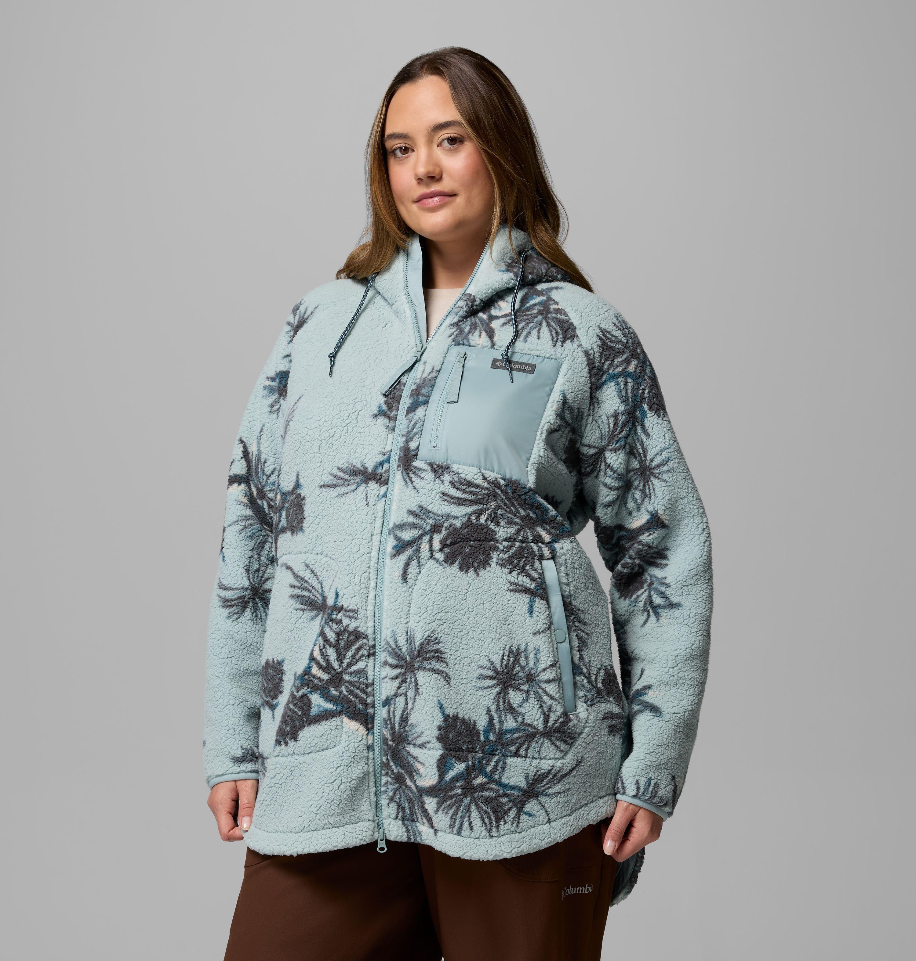 Columbia Women's Winter Warmth Printed Full Zip Hoodie - Plus Size-