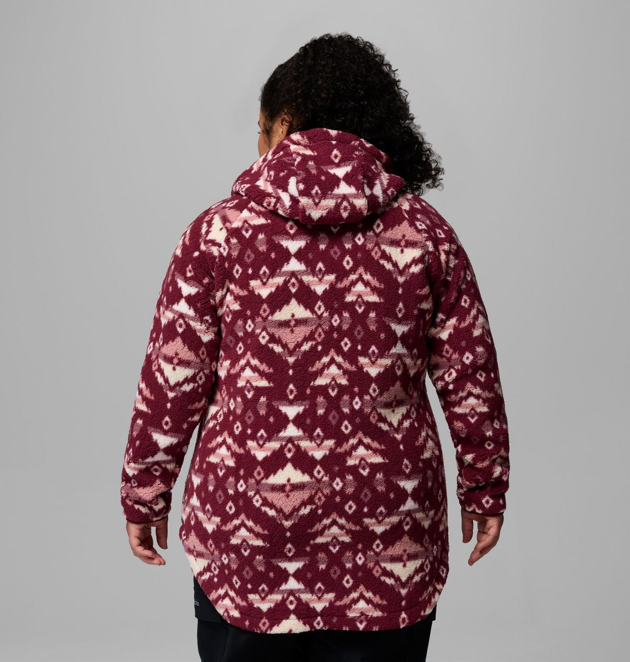 Women's Winter Warmth™ Printed Full Zip Hoodie - Plus Size