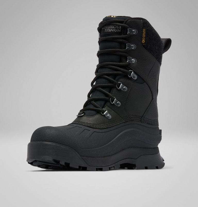 Men's Bugaboot Peak OutDry Snow Boots, Color: Black, Black, image 7