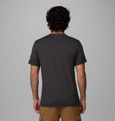 T-shirt Technique Graphique Parsons Point Homme, Color: Black Heather, Pointed Peaks, image 7