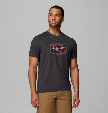 T-shirt Technique Graphique Parsons Point Homme, Color: Black Heather, Badge Label, image 17
