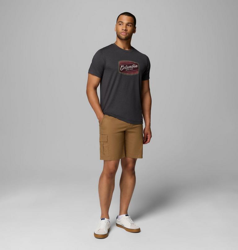 T-shirt Technique Graphique Parsons Point Homme, Color: Black Heather, Badge Label, image 2