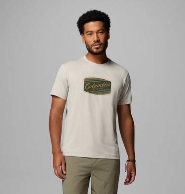 T-shirt Technique Graphique Parsons Point Homme, Color: Dark Stone Heather, Badge Label, image 21