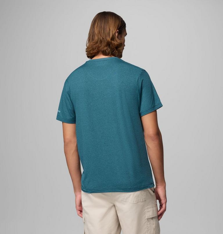 T-shirt Technique Graphique Parsons Point Homme, Color: Everblue Heather, Badge Label, image 3