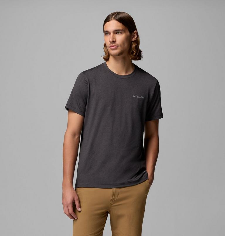 Haut Technique Graphique Parsons Point Homme, Color: Black Heather, Splatter Gem, image 1