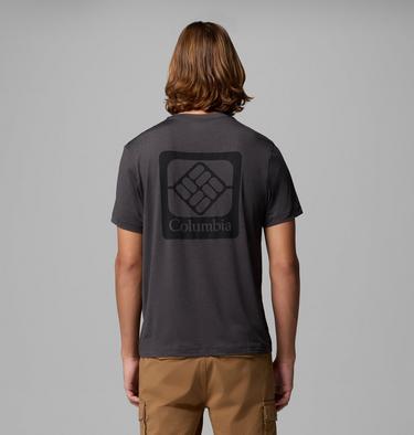 Haut Technique Graphique Parsons Point Homme, Color: Black Heather, Athletic Gem Badge, image 21