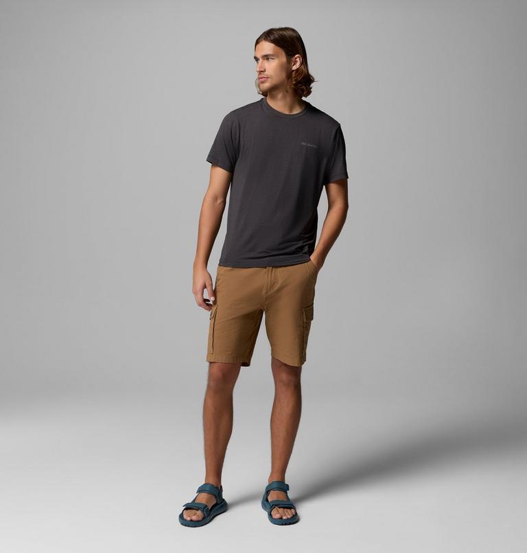 Haut Technique Graphique Parsons Point Homme, Color: Black Heather, Athletic Gem Badge, image 2